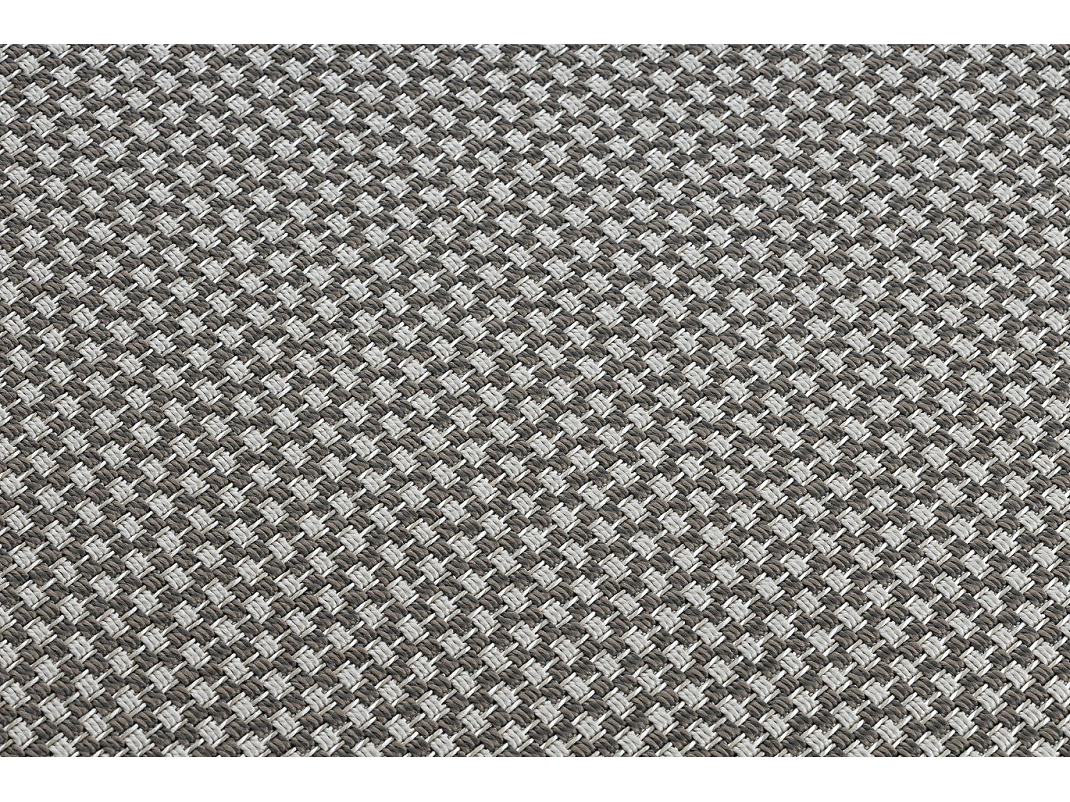 Tapis SIZAL BORDERO 2907 tissé à plat taupe / crème 80x150 cm