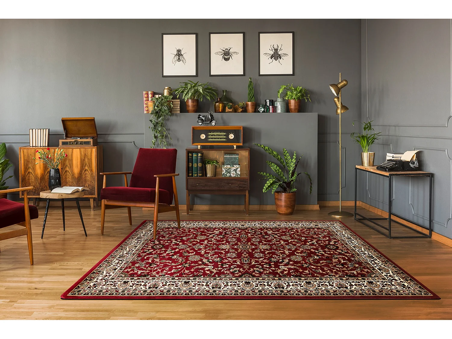 Tapijt ROYAL ADR patroon 1745 kastanjebruin 150x230 cm