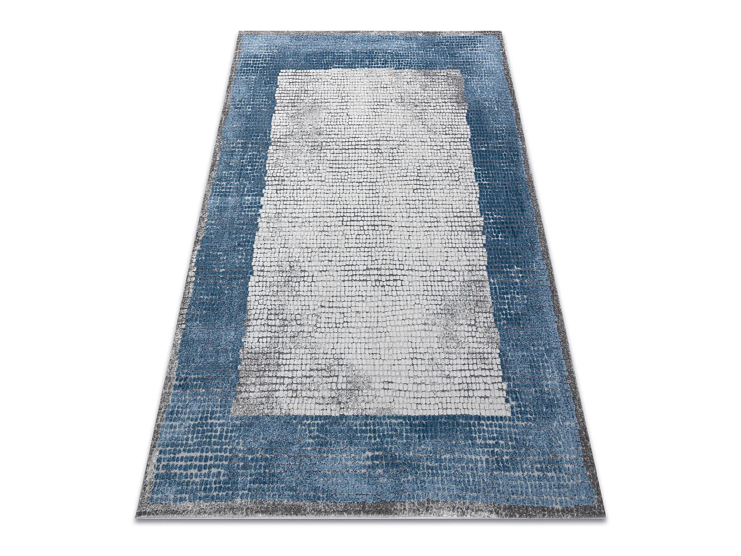 Tapis NOBLE moderne  9730 68 Cadre vintage - Structural deux niveaux d 120x170 cm