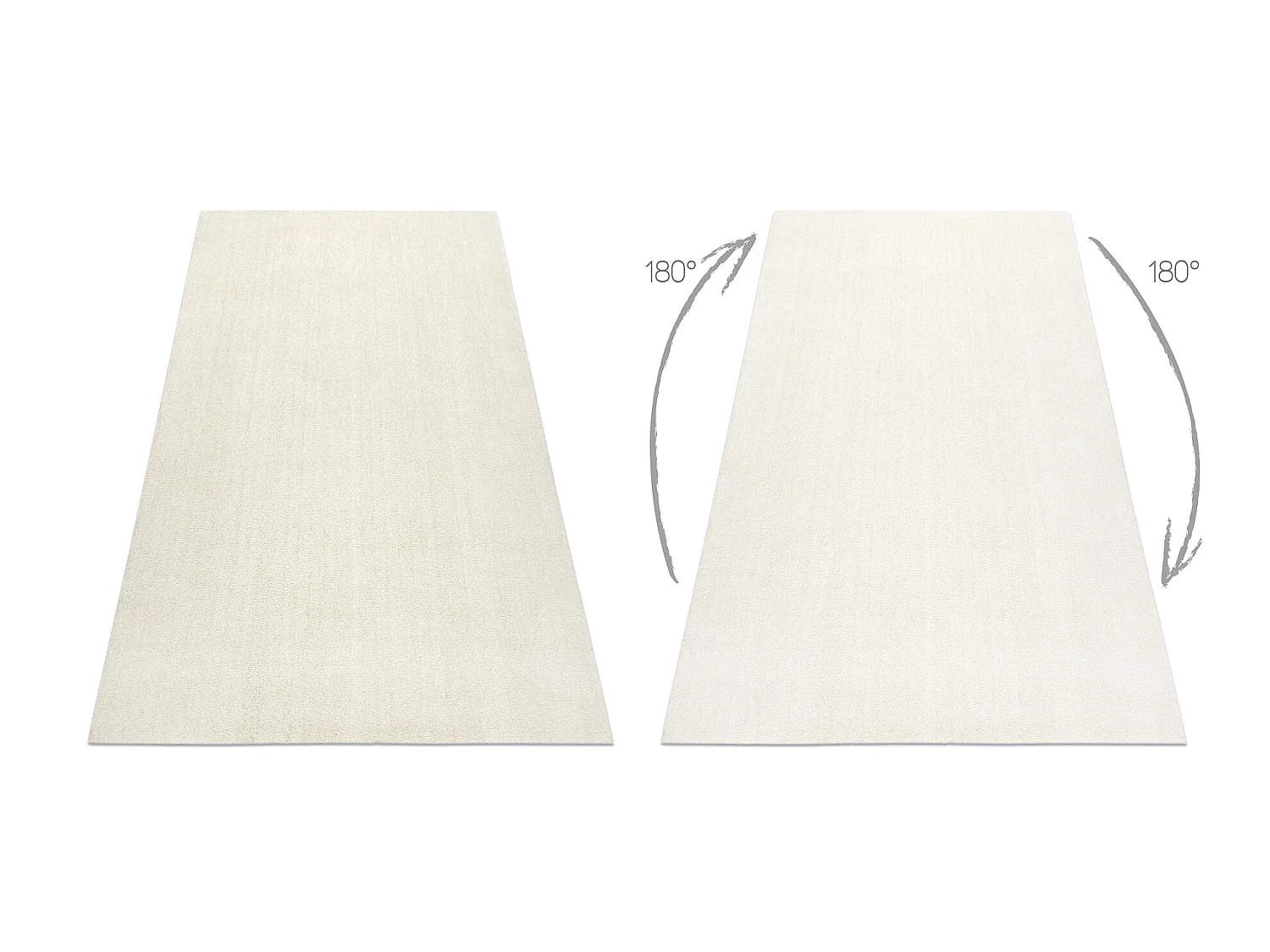 Tapis moderne lavable LATIO 71351056 crème 120x170 cm
