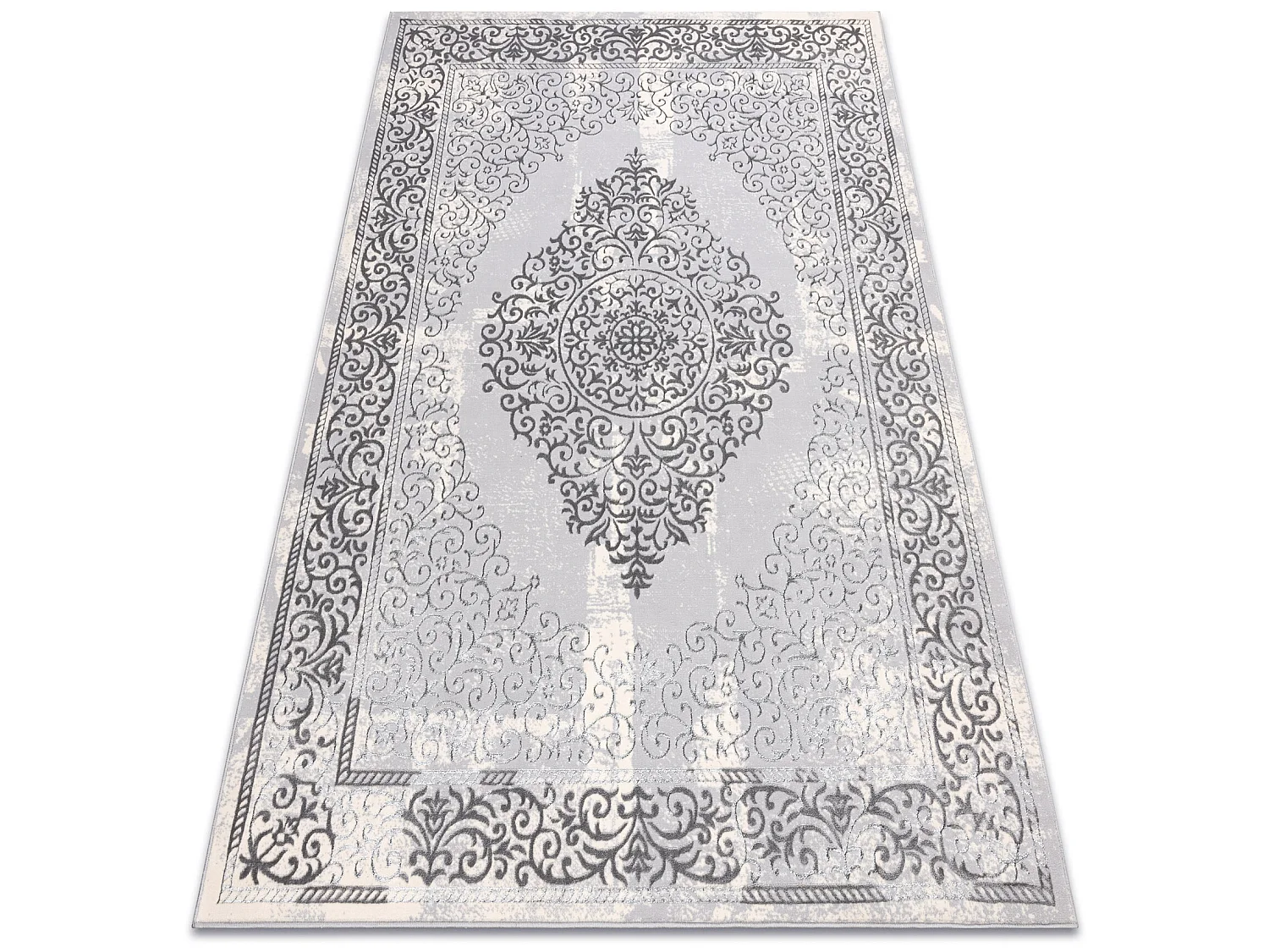 Tapis CORE W7161 Rosette Vintage - structurel, deux niveaux de molleto 140x190 cm