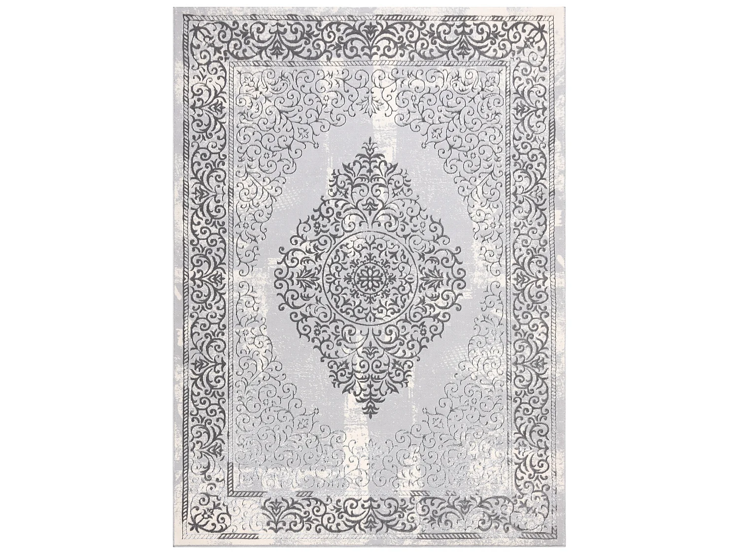 Tapis CORE W7161 Rosette Vintage - structurel, deux niveaux de molleto 140x190 cm