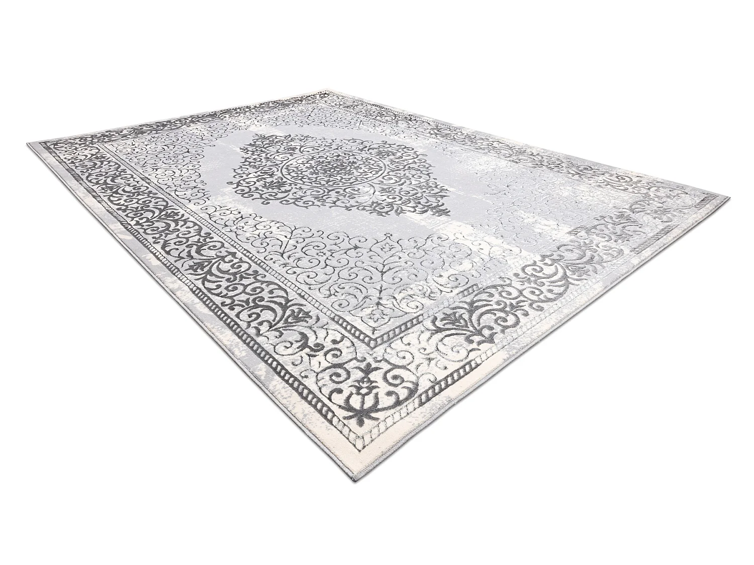 Tapis CORE W7161 Rosette Vintage - structurel, deux niveaux de molleto 140x190 cm