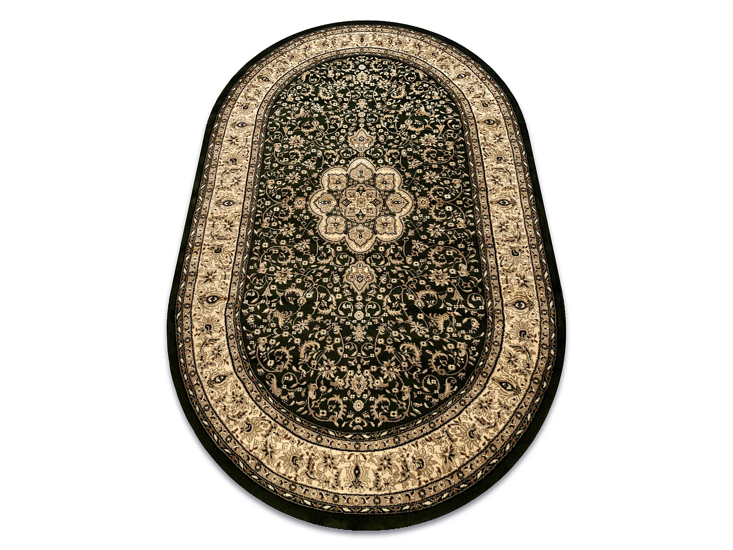 Tapijt ROYAL ADR Ovaal patroon 521 groen 200x290 cm