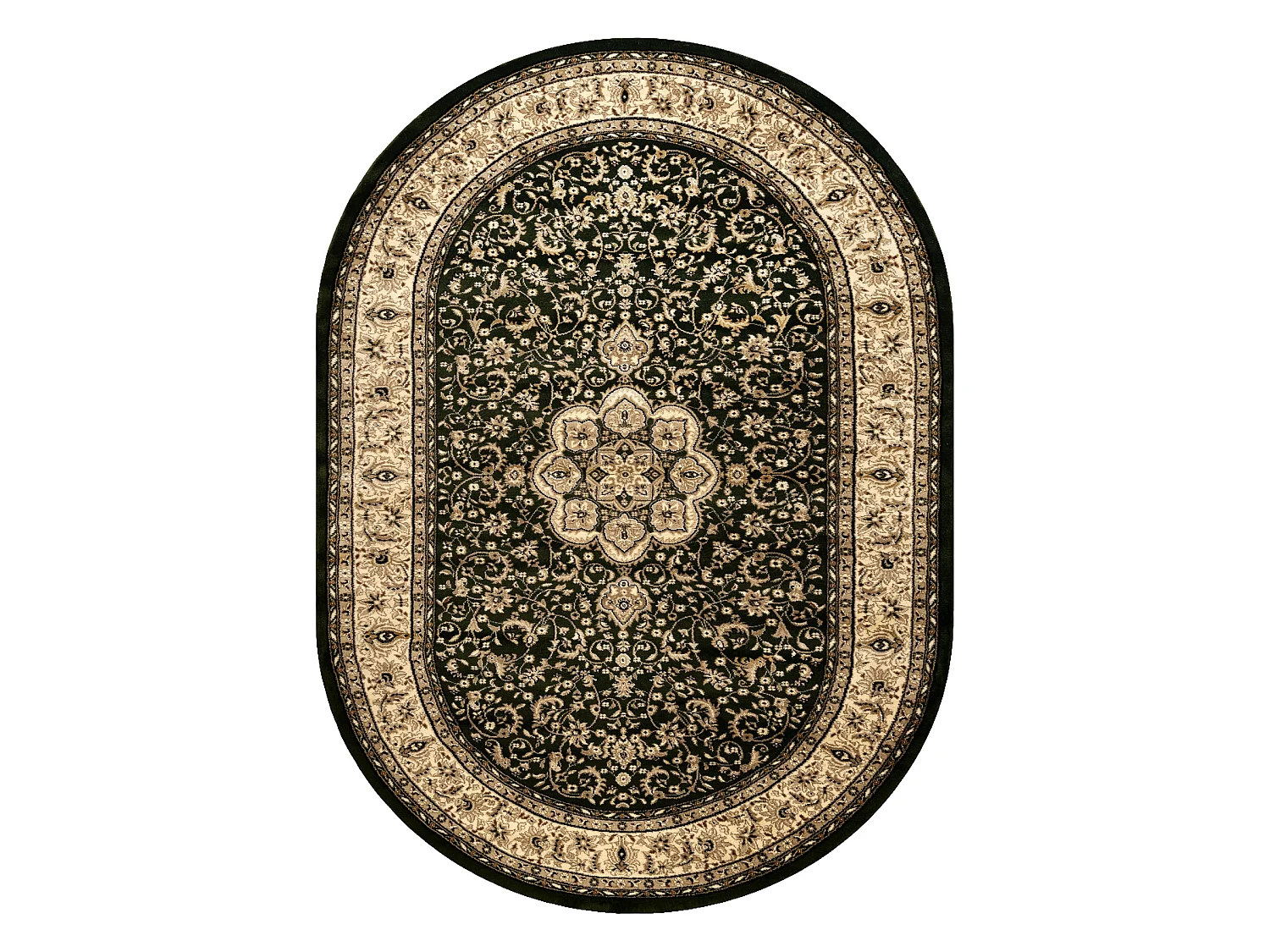 Tapijt ROYAL ADR Ovaal patroon 521 groen 200x290 cm