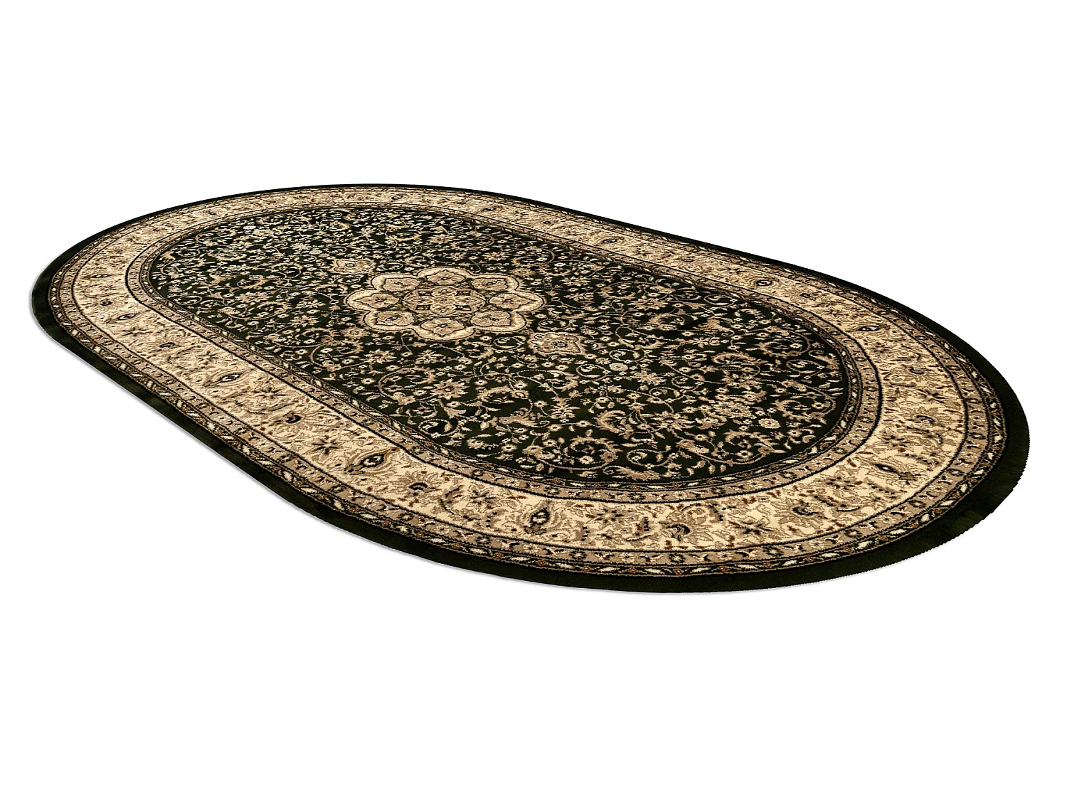 Tapijt ROYAL ADR Ovaal patroon 521 groen 200x290 cm