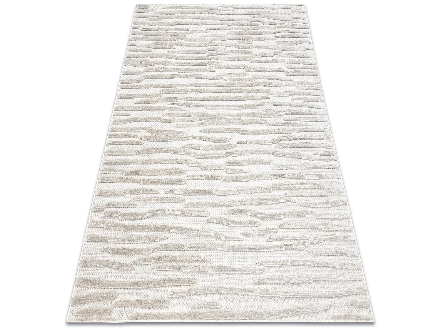 Tapijt SANTO SISAL 58394 Golven beige 140x190 cm