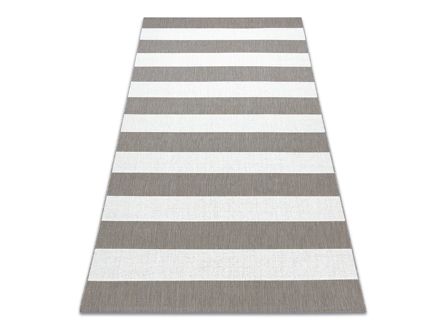 Sisal tapijt SISAL FLAT 48644686 Strepen wit beige  140x200 cm