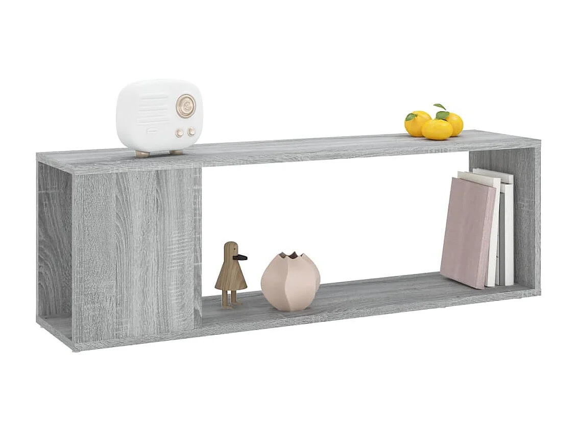 TV-Schrank,TV-Möbel Grau Sonoma 100x24x32 cm Holzwerkstoff -gkd581028