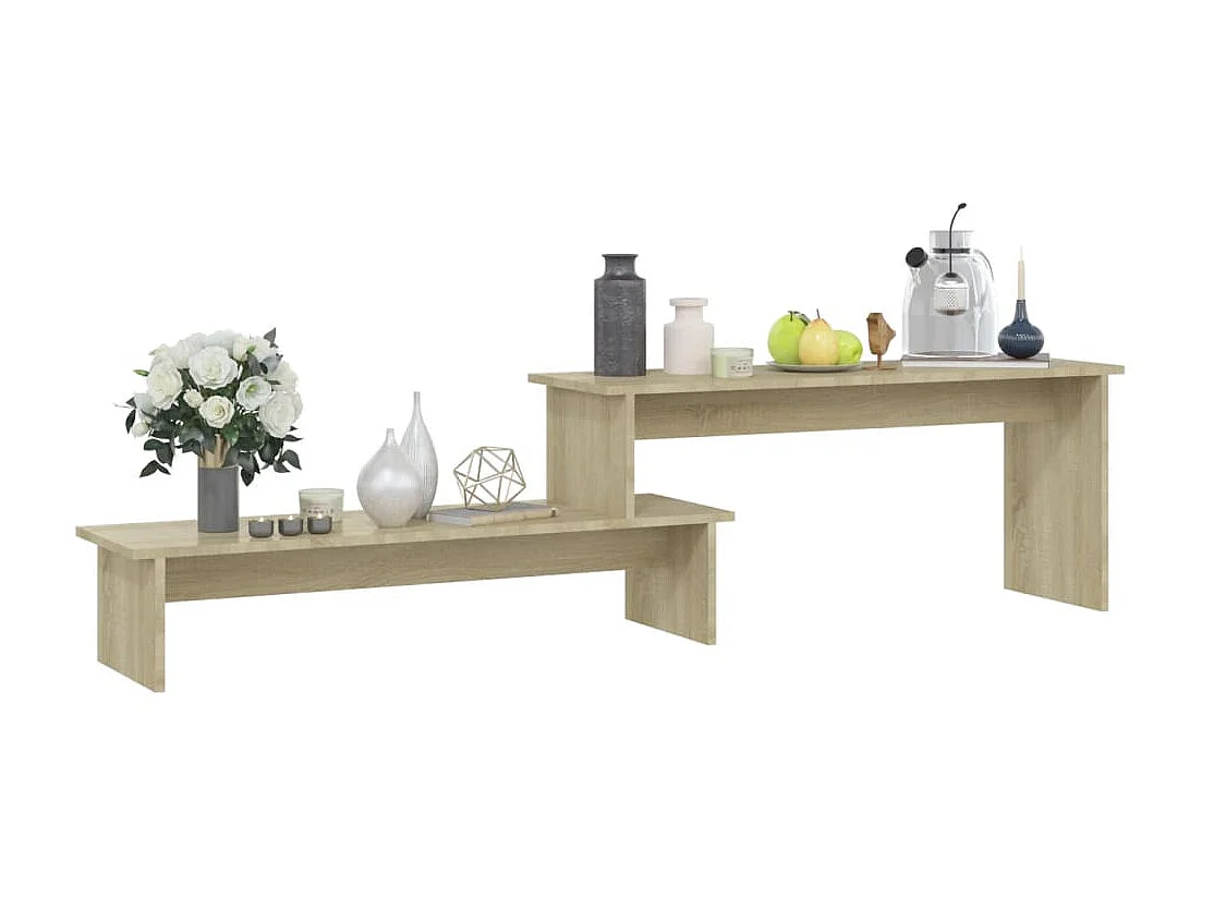 Meuble TV Chêne sonoma 180x30x43 cm Aggloméré BE70872