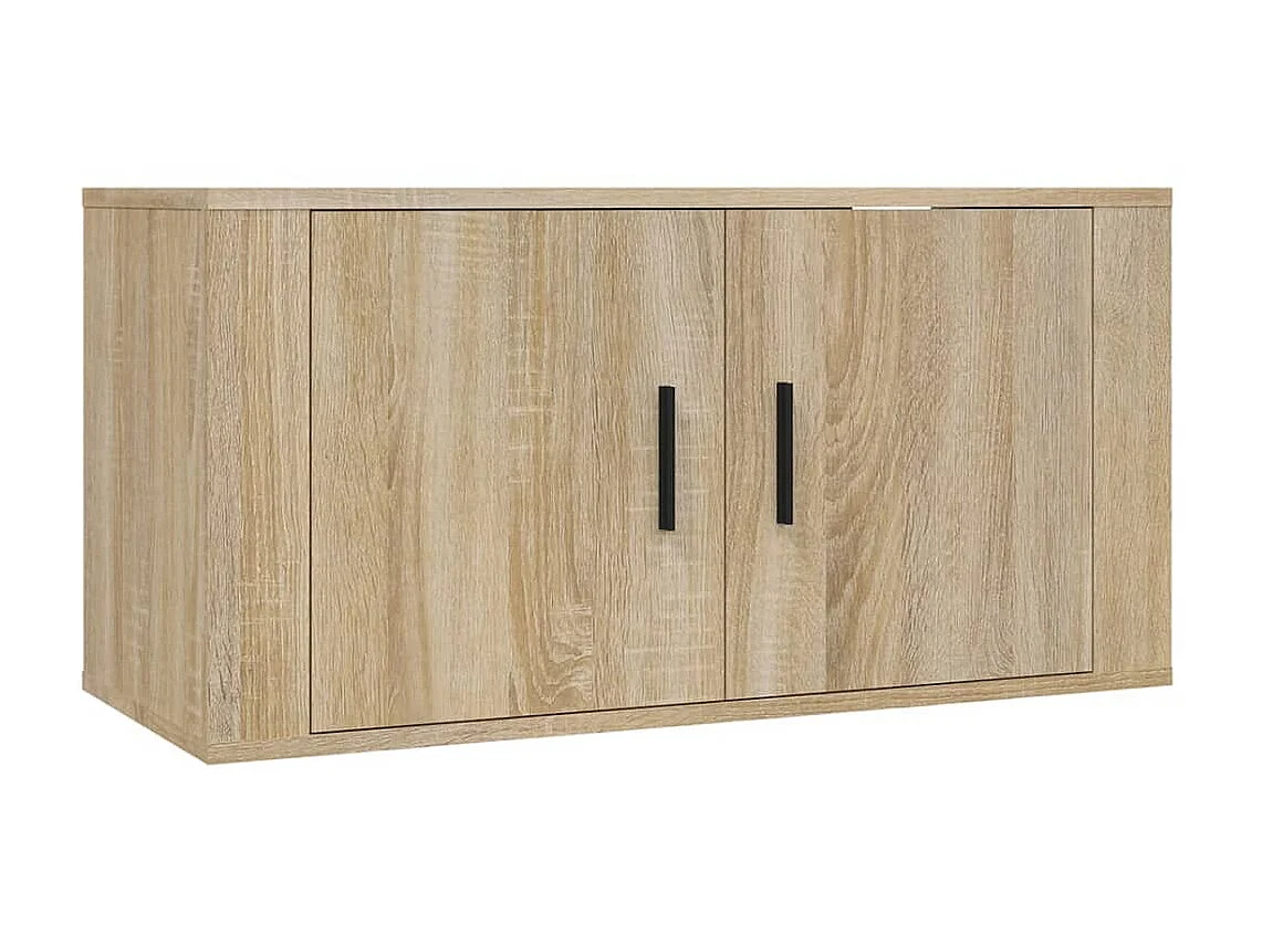Ensemble de meubles TV 2 pcs chêne sonoma bois d'ingénierie BE50718