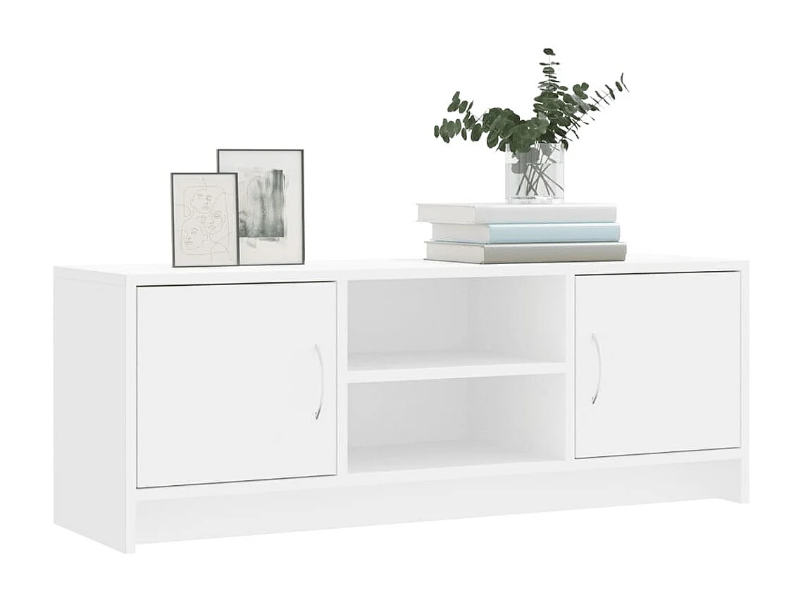 TV-Schrank,TV-Möbel Weiß 102x30x37,5 cm Holzwerkstoff -gkd386706