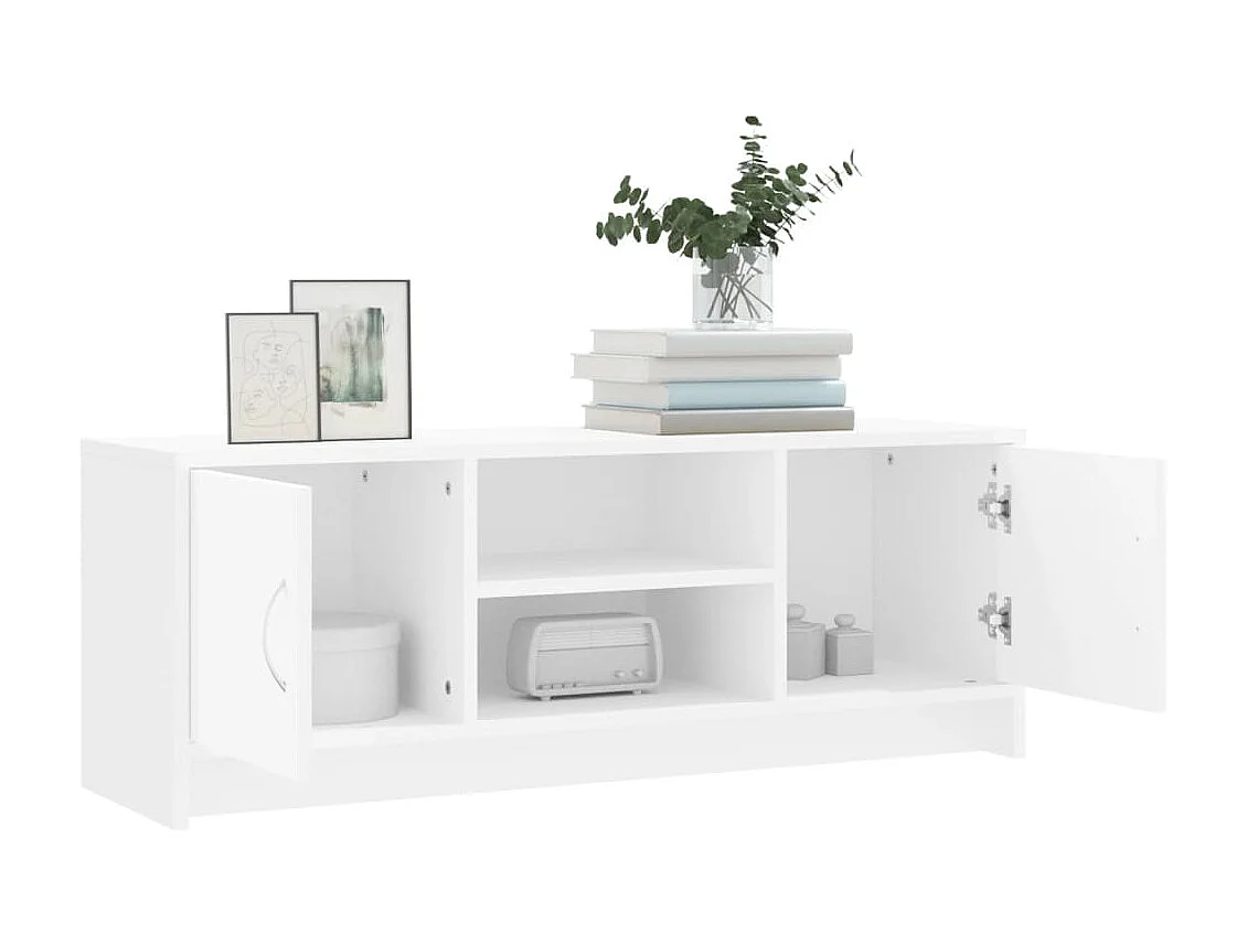 TV-Schrank,TV-Möbel Weiß 102x30x37,5 cm Holzwerkstoff -gkd386706