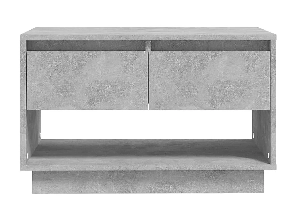Meuble TV Gris béton 70x41x44 cm Aggloméré BE71369