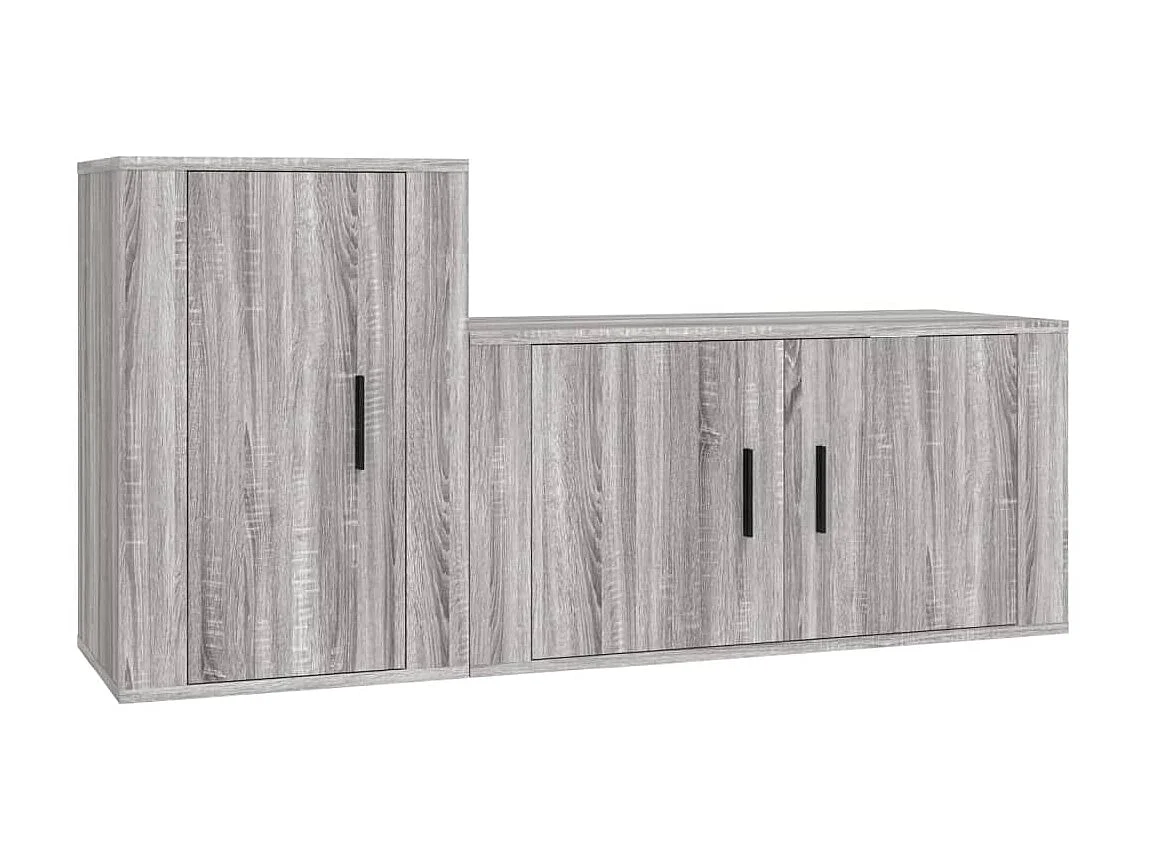 Meubles TV 2 pcs Sonoma BEis Bois d'ingénierie BE17622