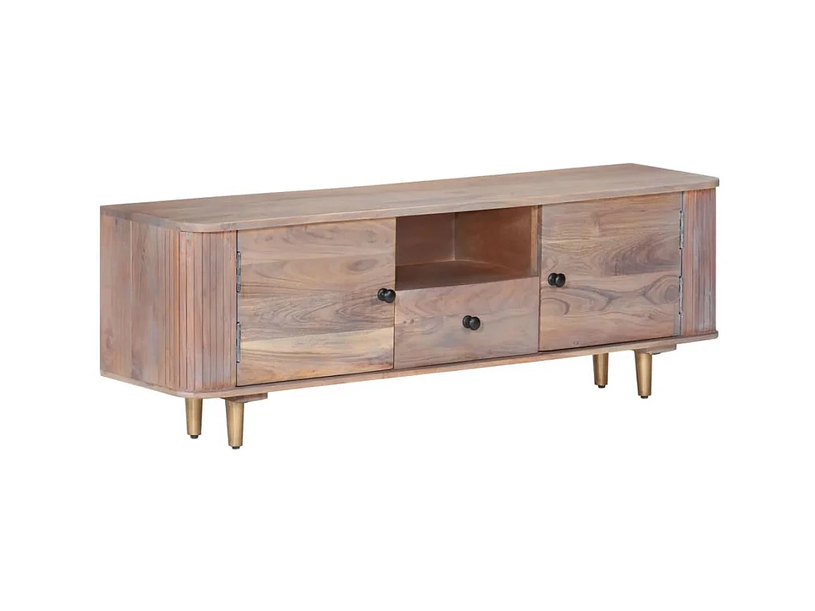 Tv-meubel 118x30x40 cm massief acaciahout NL492661