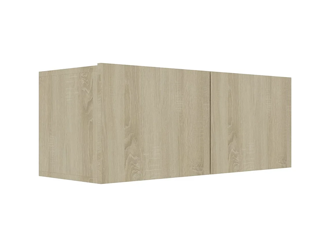 6-tlg. TV-Schrank-Set,TV-Möbel Sonoma-Eiche Holzwerkstoff -gkd73421