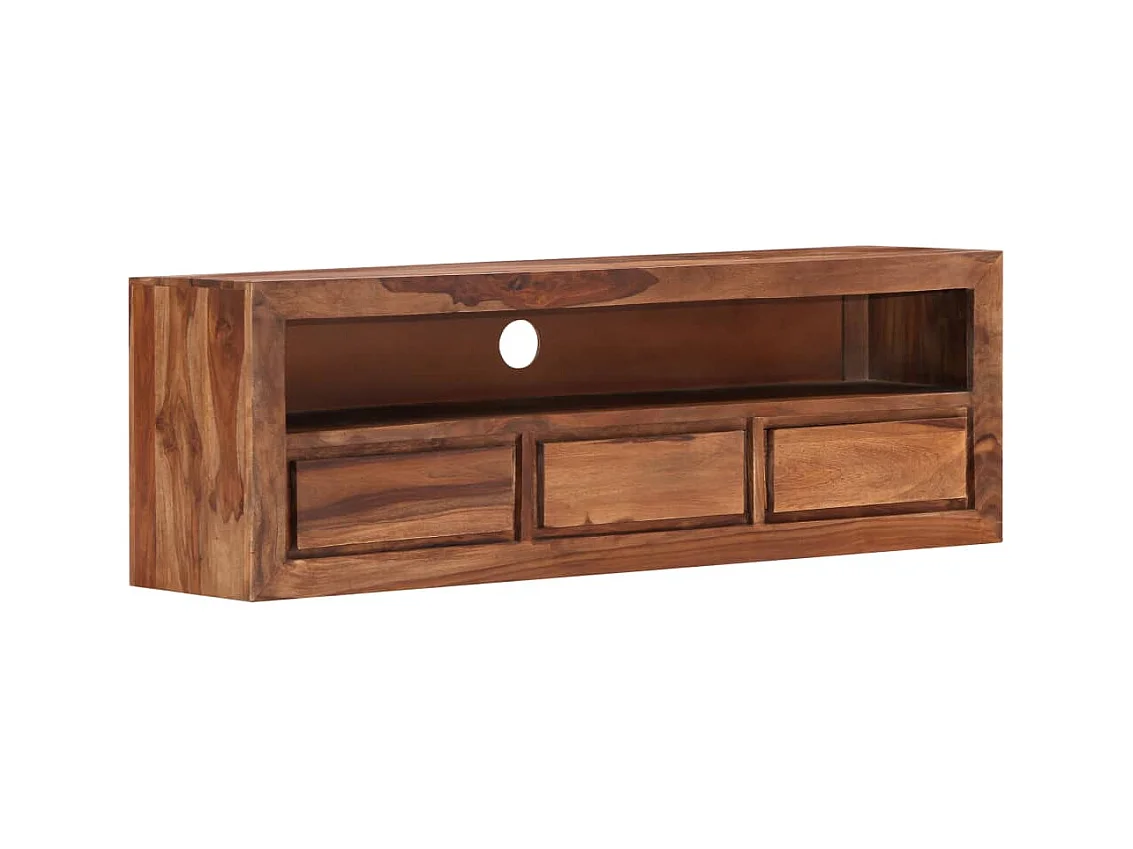 Tv-meubel 120x30x40 cm massief sheeshamhout NL903848