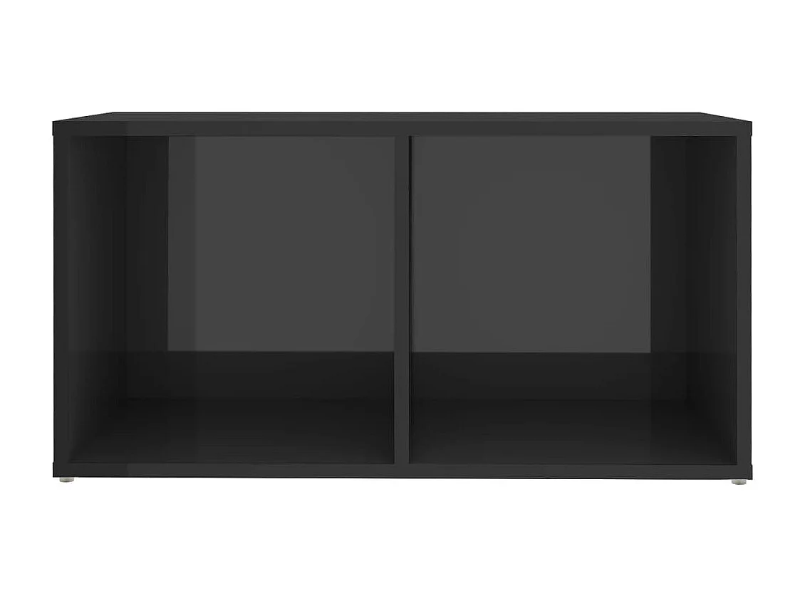 6-delige Tv-meubelset bewerkt hout hoogglans grijs NL102649