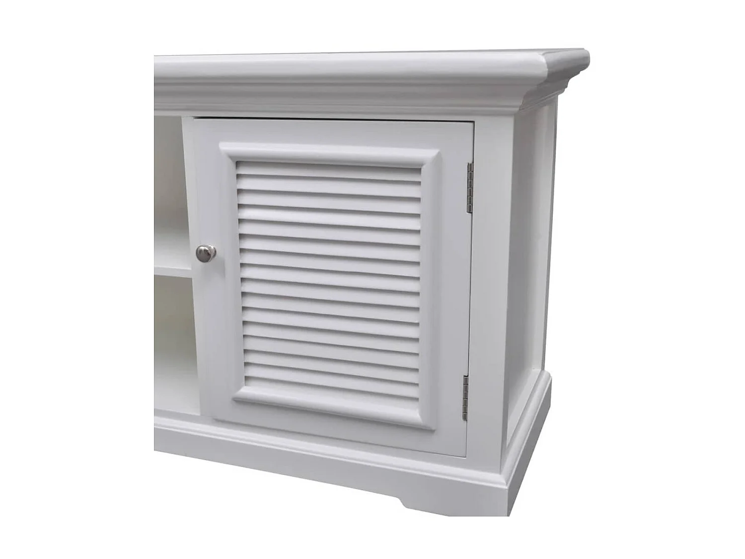 Meuble TV Blanc Bois BE24582