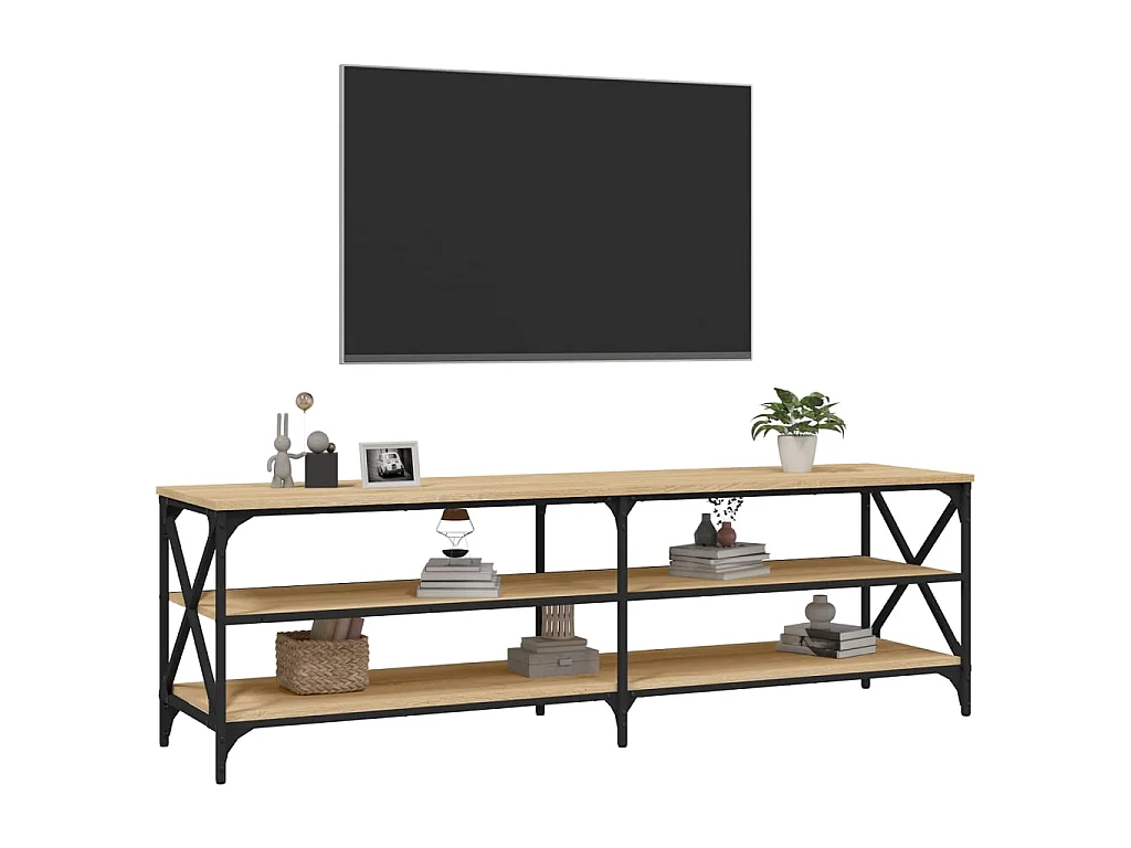 TV-Schrank,TV-Möbel Sonoma-Eiche 160x40x50 cm Holzwerkstoff -gkd242928