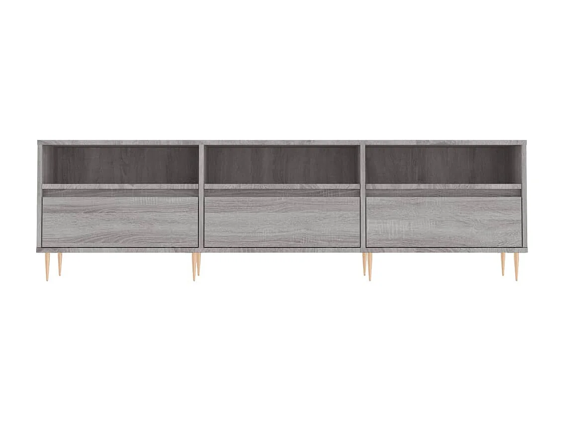 Meuble TV sonoma BEis 150x30x44,5 cm bois d'ingénierie BE47806