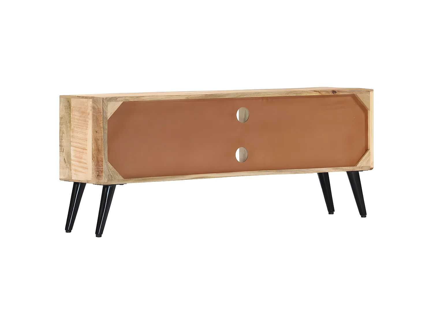 Meuble TV 115 x 30 x 47 cm Bois massif de manguier BE49556