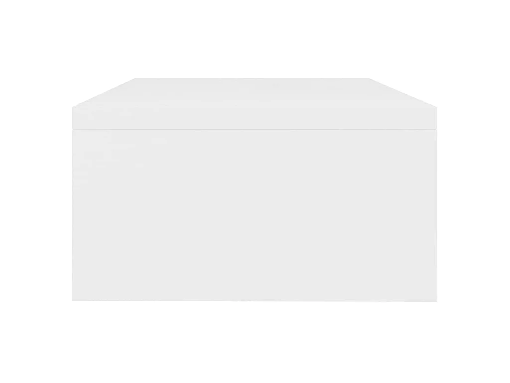 Monitorstandaard 42x24x13 cm bewerkt hout wit NL356950