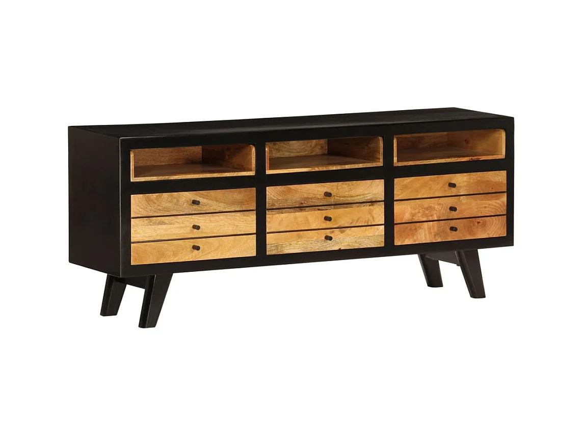 Tv-meubel 120x30x50 cm massief mangohout NL862289