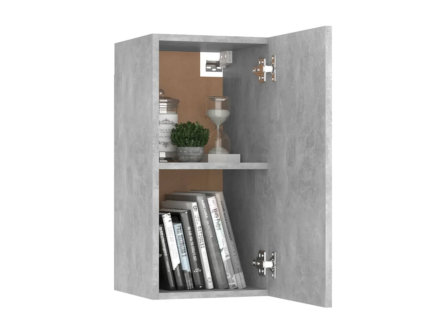 8 pcs conjunto de móveis de TV contraplacado cinzento cimento PT643902