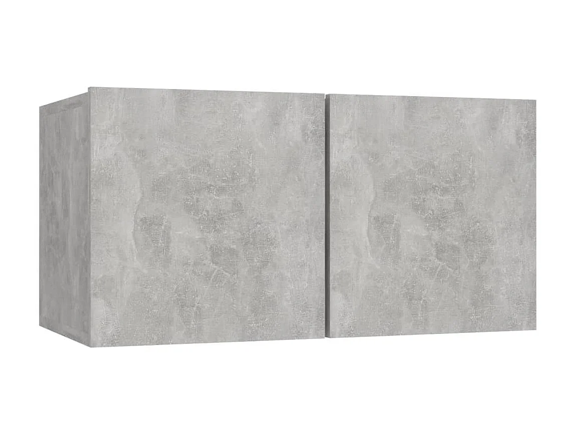 Meubles TV 7 pcs BEis béton Aggloméré BE66832