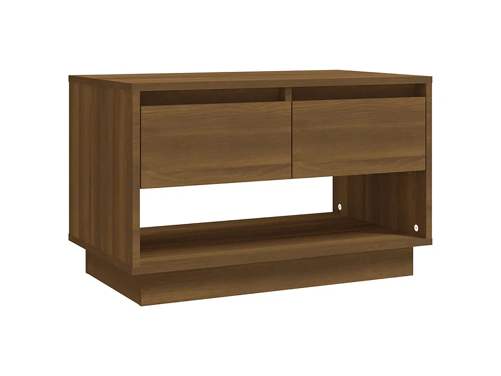 Mueble de TV de madera de ingeniería marrón roble 70x41x44 cm ES27757