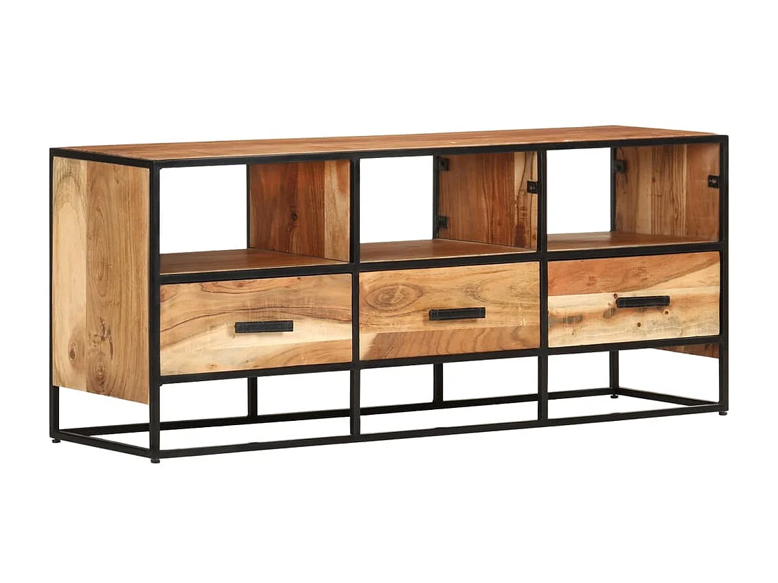 Tv-meubel 110x30x45 cm massief acaciahout NL677375