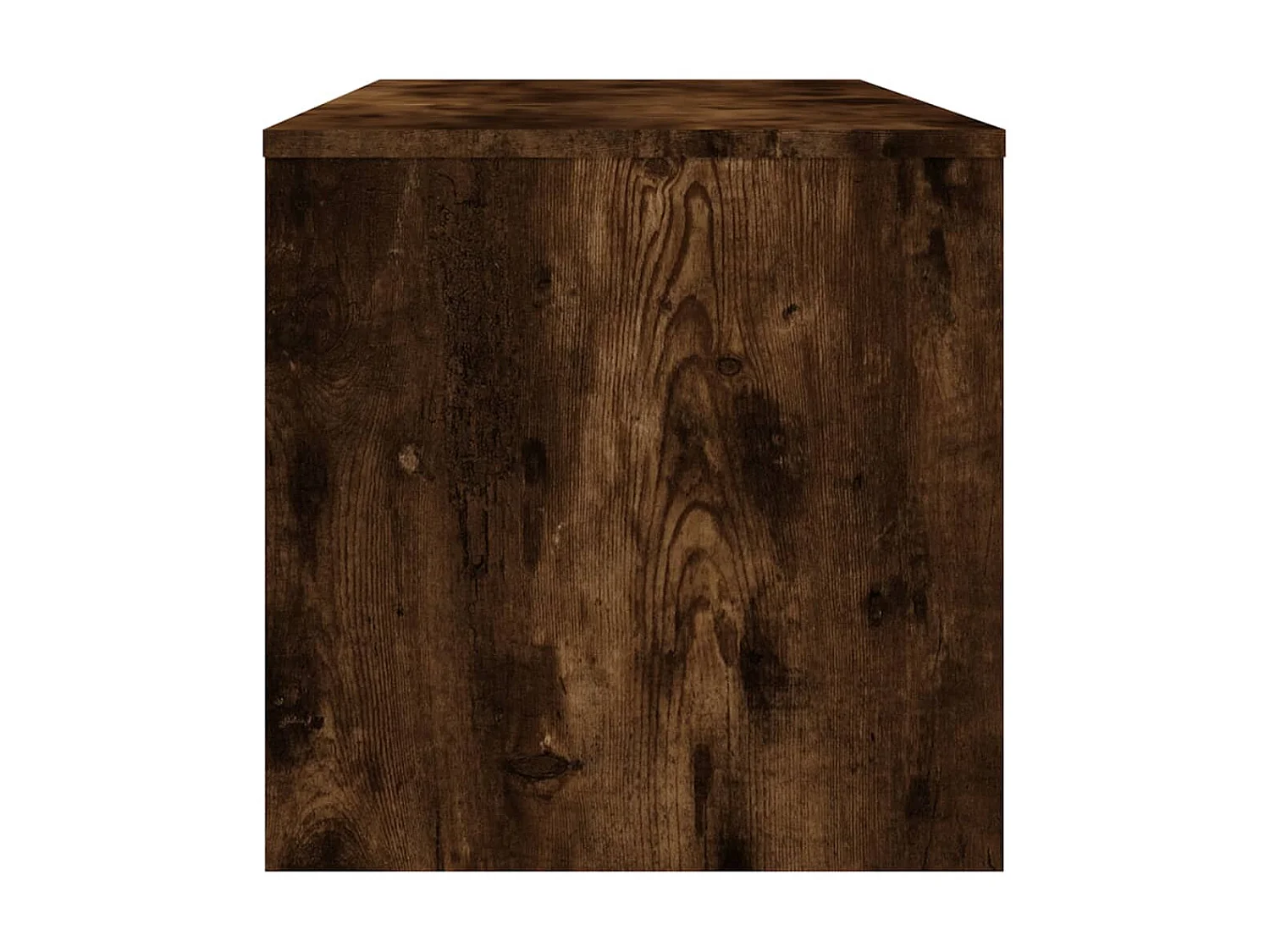 Mueble de TV madera contrachapada roble ahumado 100x40x40 cm ES56626