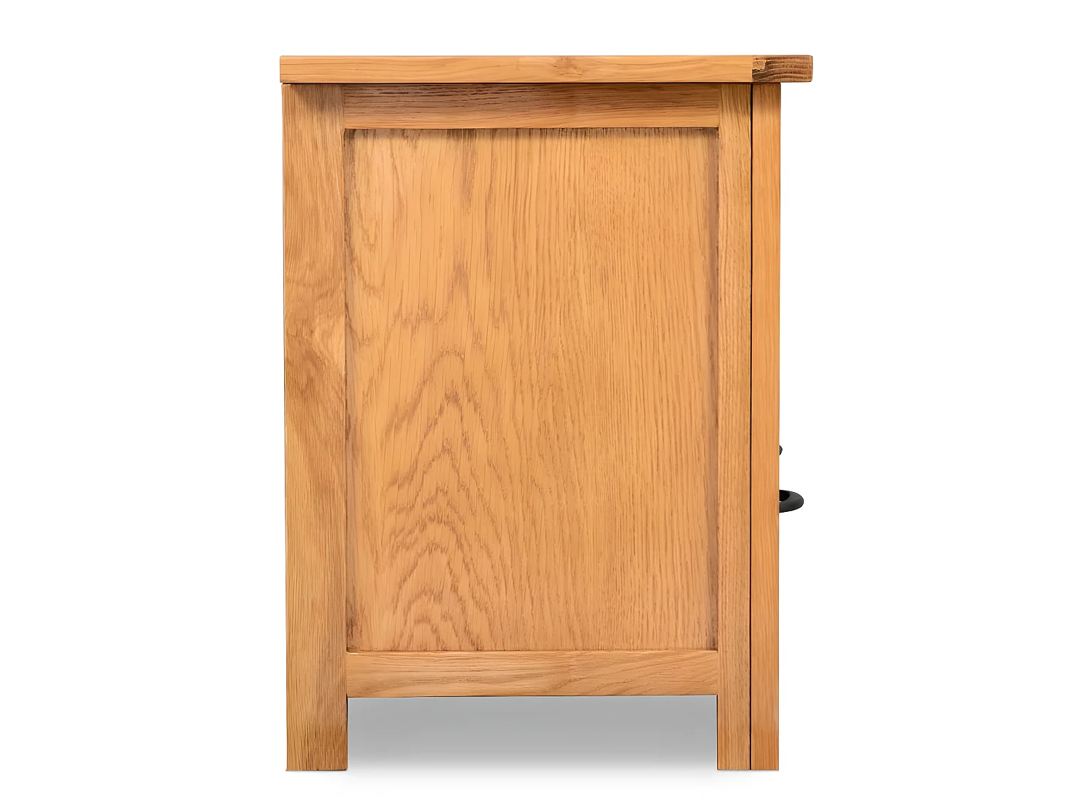 Meuble TV 90x35x48 cm Bois de chêne massif BE28364