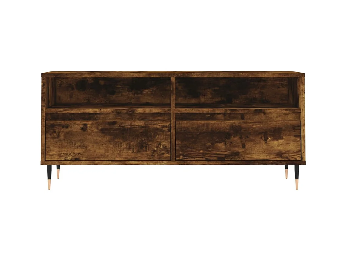 TV-Schrank,TV-Möbel Räuchereiche 100x34,5x44,5 cm Holzwerkstoff -gkd316949
