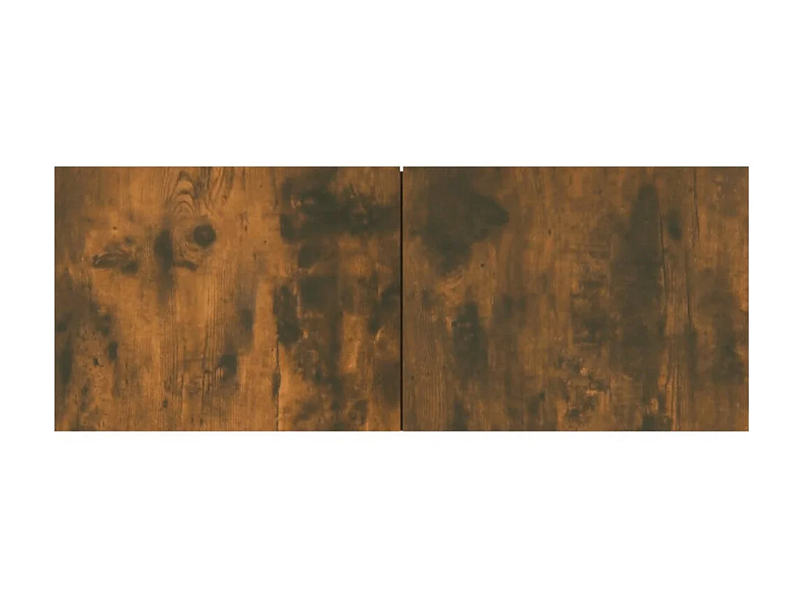 Meubles TV 6 pcs Chêne fumé Bois d'ingénierie BE62416