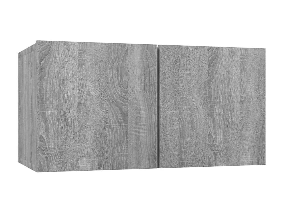 Set Mobili Porta TV | Armadietti TV 10 pz Grigio Sonoma in Legno Multistrato