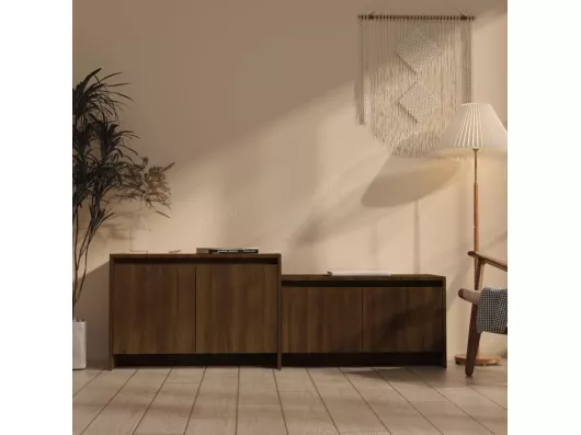 Kauf Unique TV-Schrank,TV-Möbel Eichen-Optik Braun 146,5x35x50 cm Holzwerkstoff -gkd694328