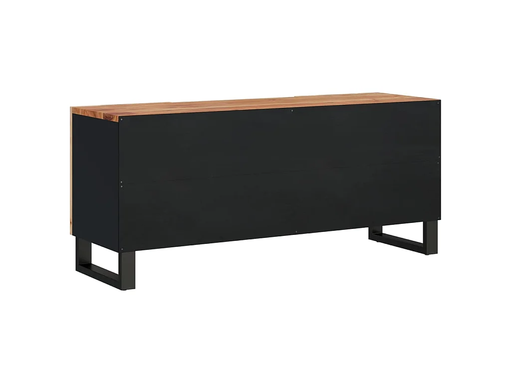 Meuble TV 105x33,5x46 cm bois d'acacia solide et d'ingénierie BE20813