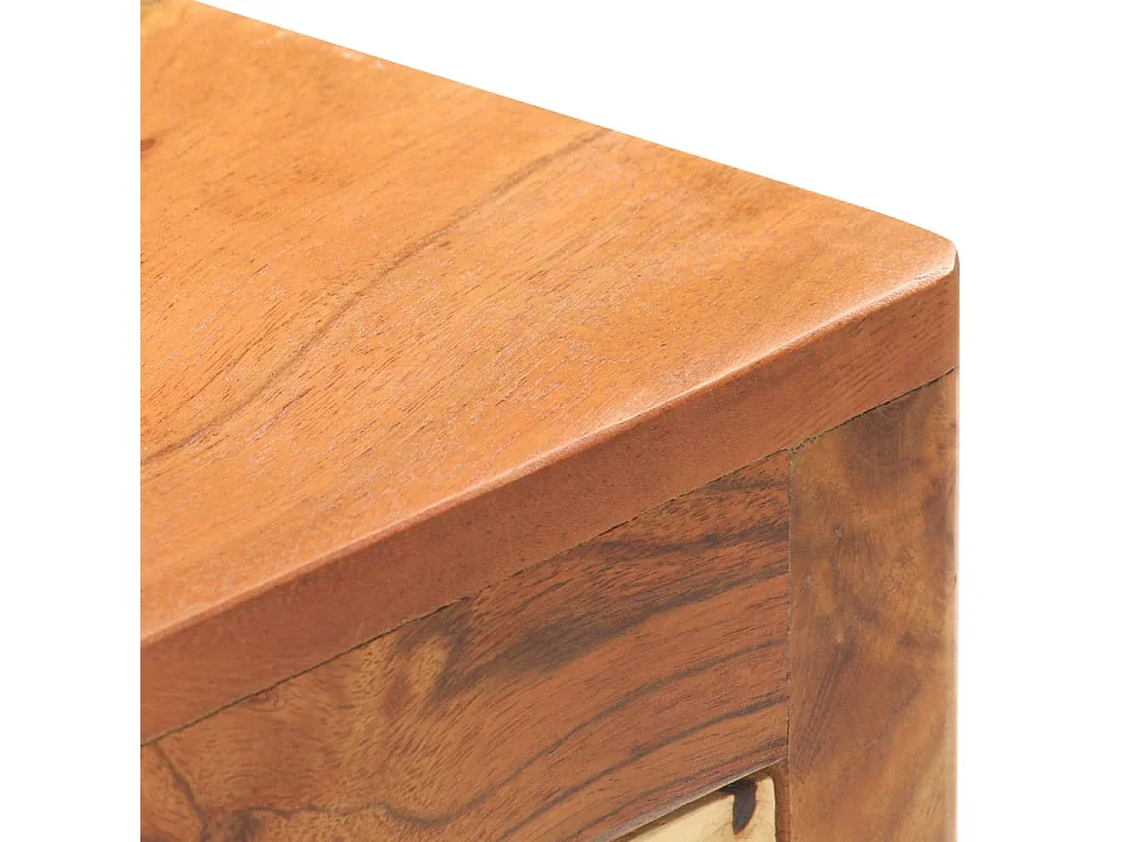 Meuble TV 116x30x40 cm Bois d'acacia massif BE62565