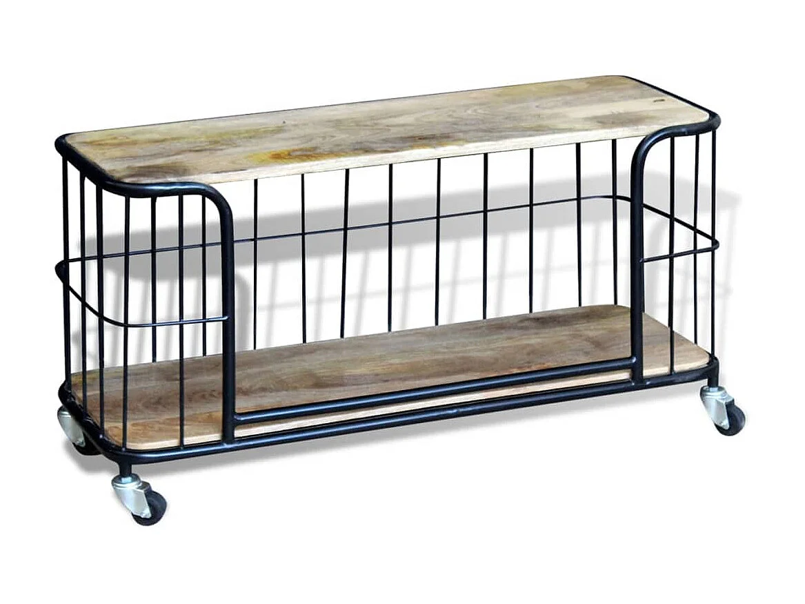 Tv-meubel100x40x45 cm massief mangohout NL528002