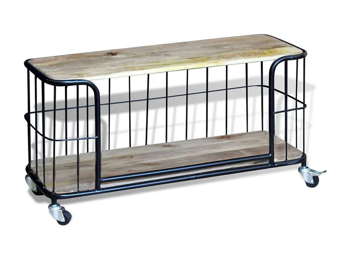 Tv-meubel100x40x45 cm massief mangohout NL528002