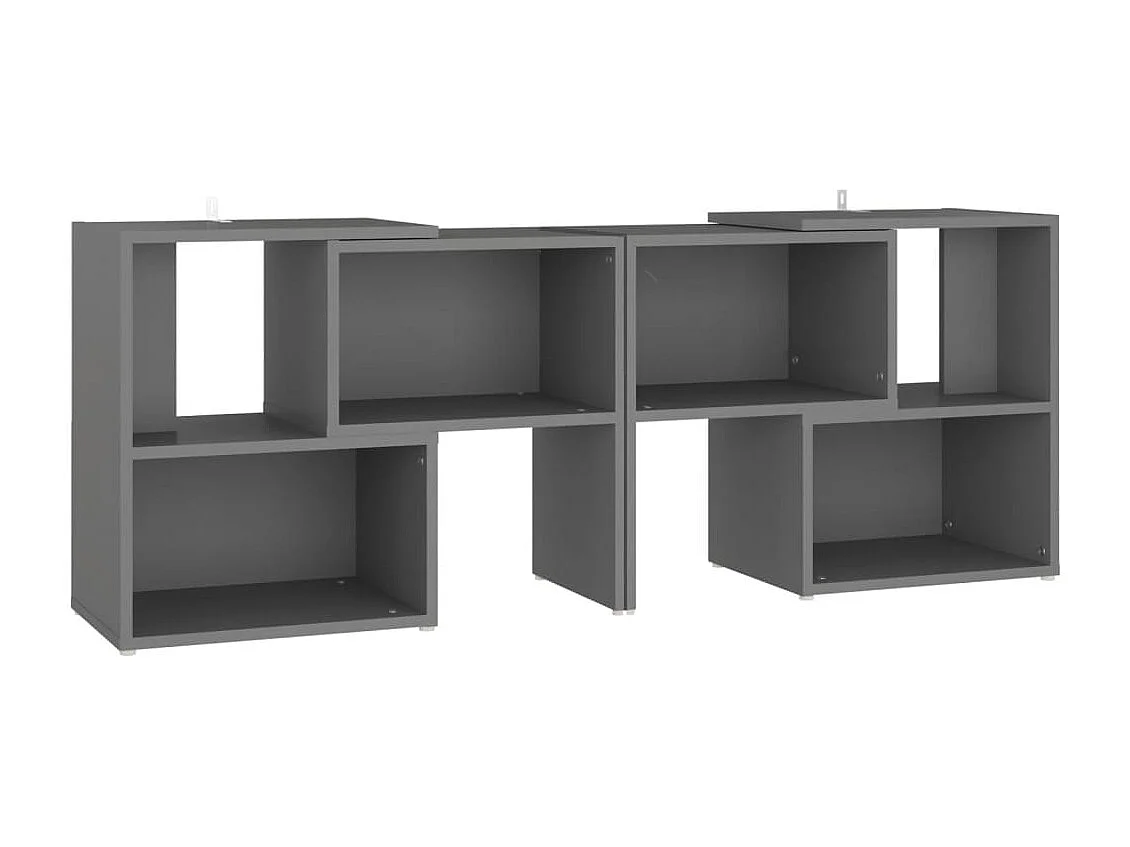 Tv-meubel 104x30x52 cm bewerkt hout grijs NL930912