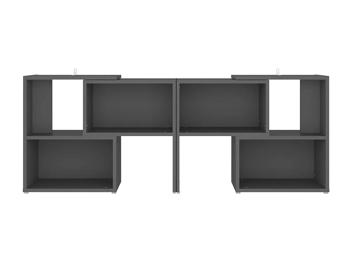 Meuble TV Gris 104x30x52 cm Aggloméré BE53968