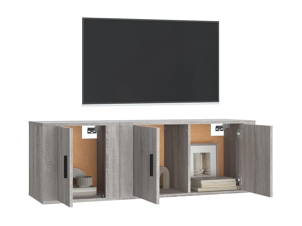 Meubles TV 2 pcs Sonoma BEis Bois d'ingénierie BE43764