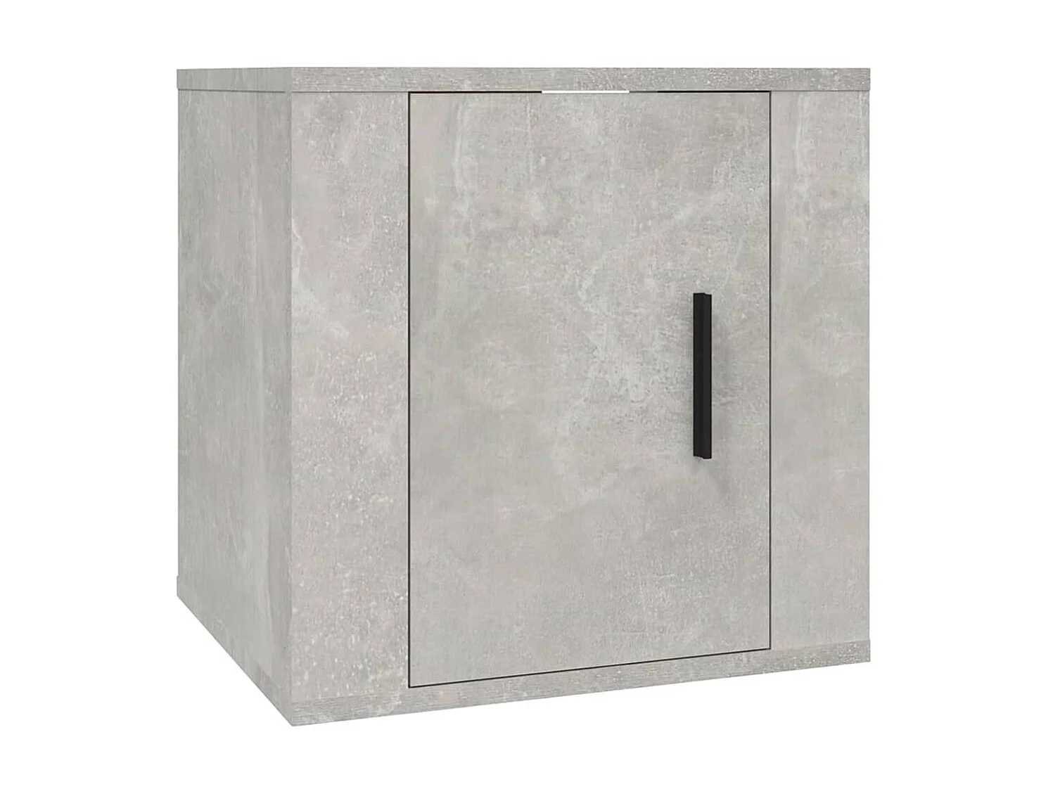 Set de muebles de TV 7 pzas madera contrachapada gris hormigón ES83179