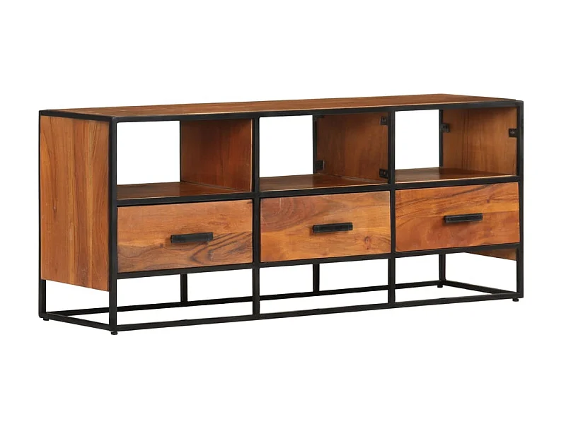 Tv-meubel 110x30x45 cm massief acaciahout NL783359