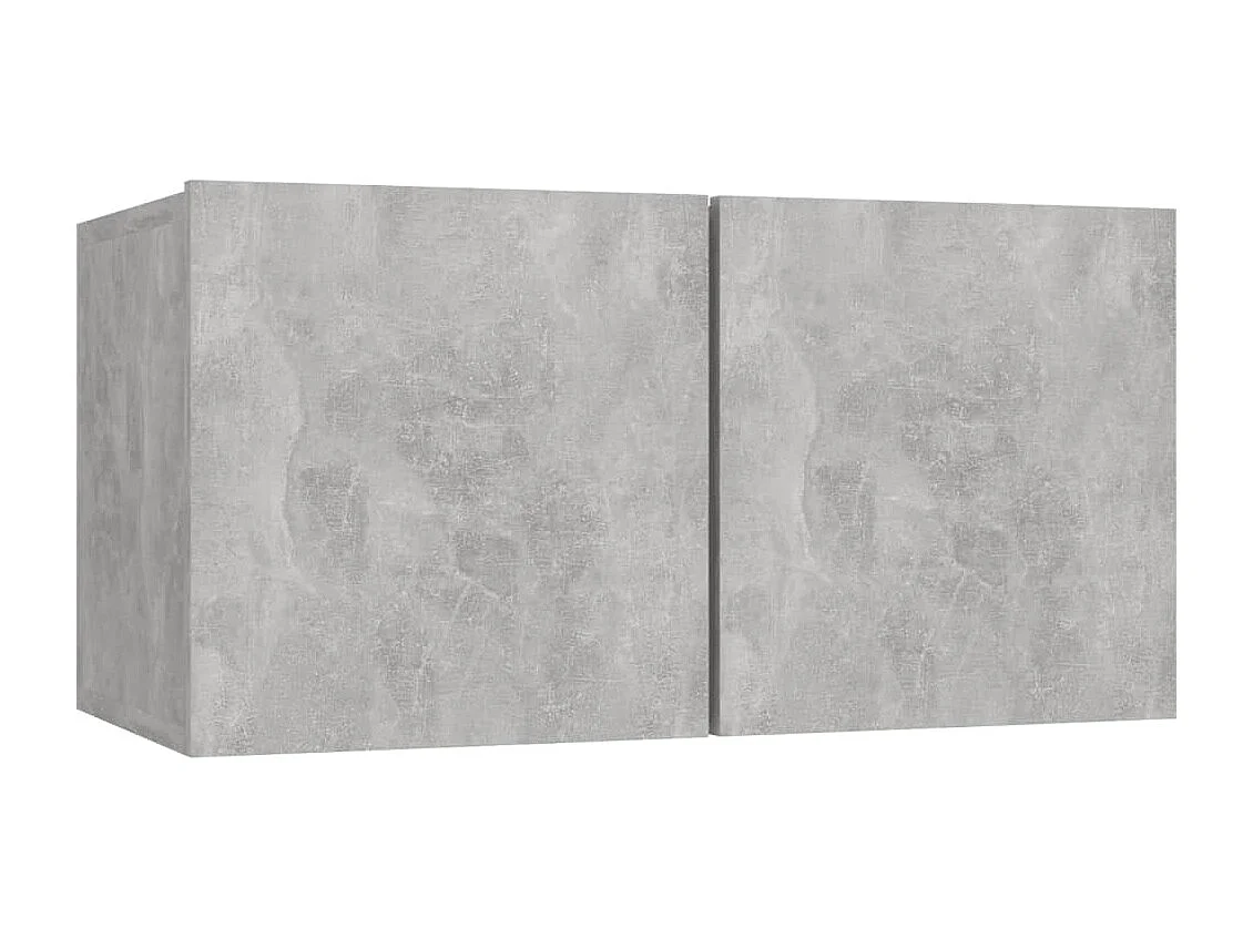 Meubles TV 6 pcs BEis béton Aggloméré BE72937