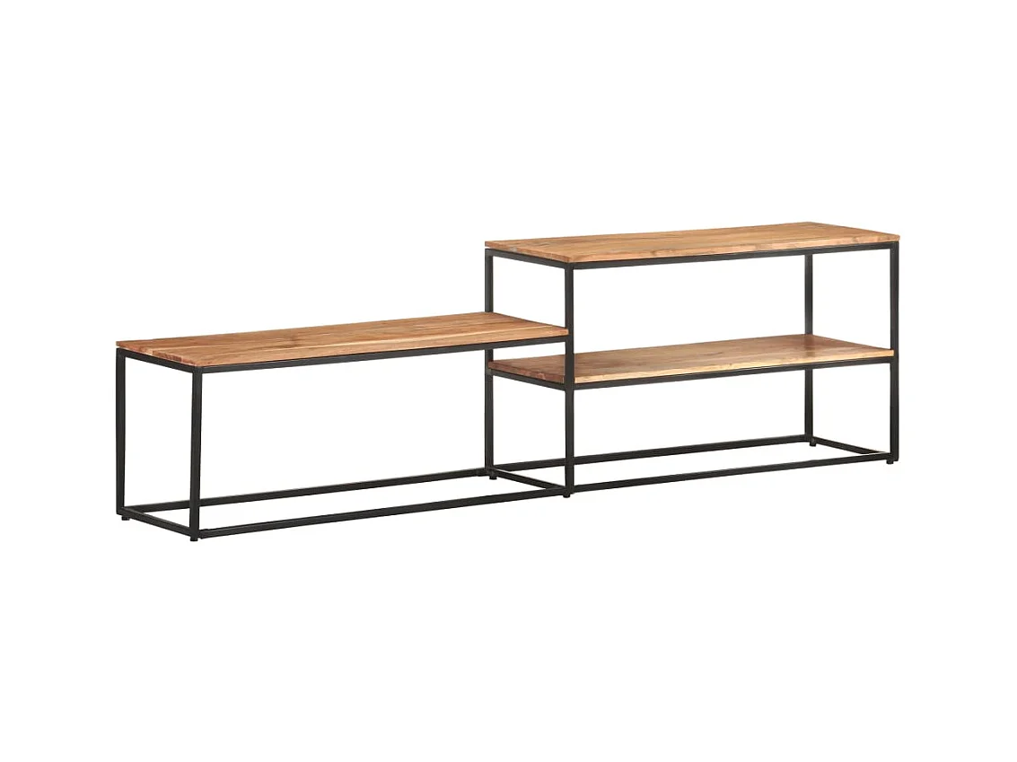 Meuble TV 180x30x50 cm Bois d'acacia massif BE76126